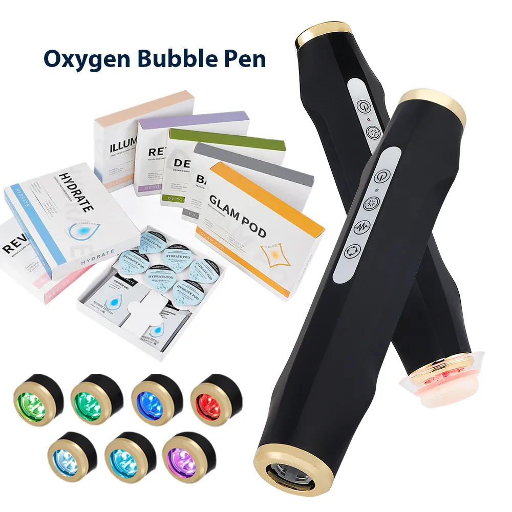 CO2 Pod Glam لآلة فقاعات الوجه سبا إحياء