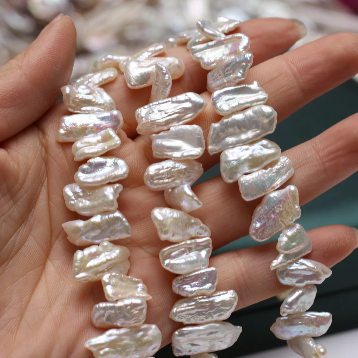 8x16mm5A لا تشوبه شائبة المياه العذبة الطبيعية الباروك