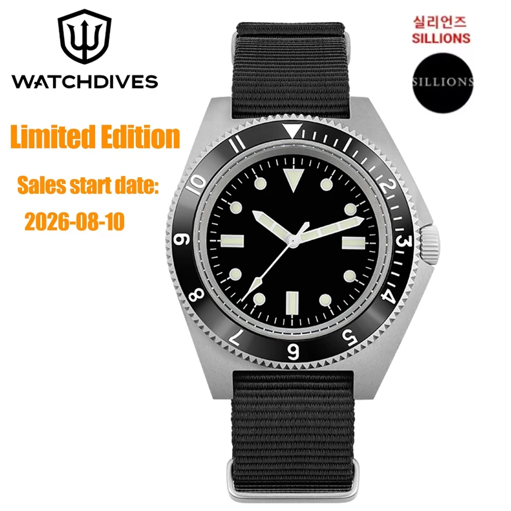 ساعة Watchdives WD1972 إصدار محدود حركة كوارتز VH31