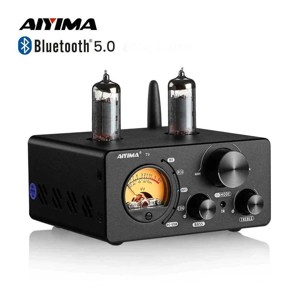 AIYIMA-مضخم أنبوب فارغ ستيريو USB DAC بلوتوث HiFi