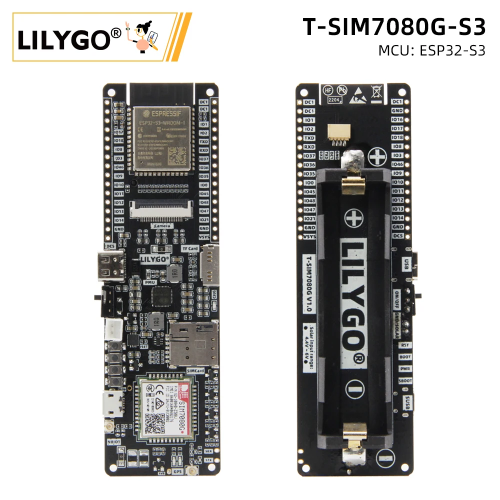 LILYGO® T-SIM7080G-S3 ESP32-S3 SIM7080 مجلس التنمية يدعم القط